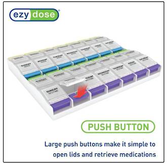 Acu-Life Ezy Dose Push Button Medtime (XL)