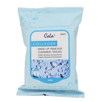 Cala Collagen Cleansing Wipes Disp - 6pcs