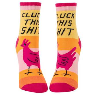 Blue Q Ankle Socks - Cluck This Shit