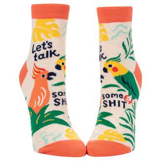 Blue Q Ankle Socks - Talk Some Shit