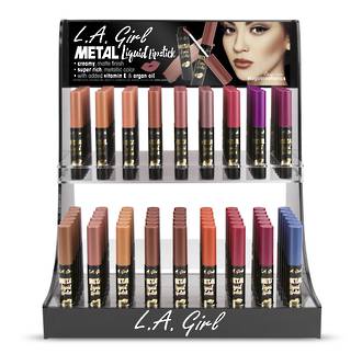 LA Girl Metal Liquid Lipstick Display - 216pcs