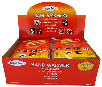 Surgical Basics Hand Warmer 2pk Display - 24pcs