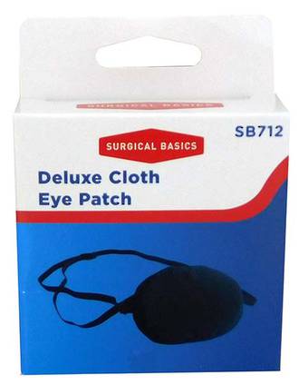 SB Deluxe Cloth Eye Patch Disp - 6pcs