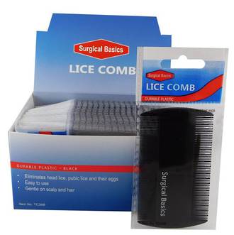 Surgical Basics Lice Comb Black - Disp 36pcs