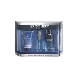 Men EDP 3pc Gift Set - Bravo Hero