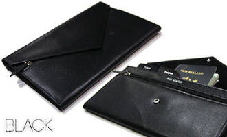 Travel/Document Wallet - Black
