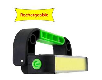 Rechargeable COB LED Carabiner Light Display - 8pcs