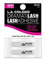 LA Colors 2pc Pack Travel Eye Lash Glue - Clear