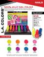 LA Colors Neon Jelly Nail Polish Display - 24pcs