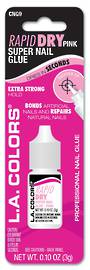 LA Colors Rapid Dry Nail Glue - 3g Pink