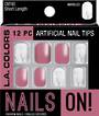 LA Colors Artificial Nail Tips - Marbled