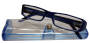Reading Glasses Coloured In Case Blue+2.00
