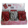 Zebra Red/White Manicure Set