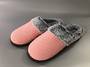 Womens Cotton Fur Slippers Pink XSmall (Size 5-6)