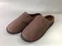 Mens Chocolate Sherpa Slippers Large (Size 11-12)