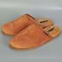 Mens Slippers Tan Extra Large (Size 13-14)