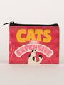 Blue Q Coin Purse - Cats are Expensive