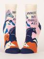 Blue Q Ankle Socks - Where My Girls At