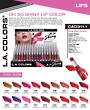 LA Colors - Oh So Shiny Lipstick Display