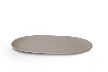 Server Plate 48cm Grey