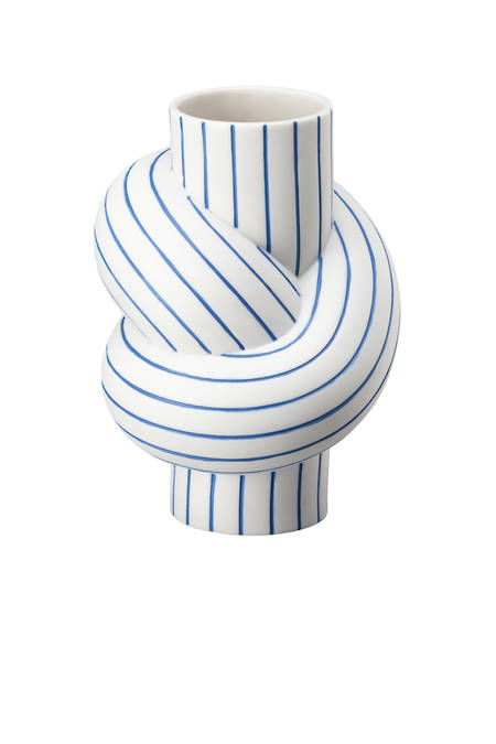 Node Stripes Blueberry Vase 12cm