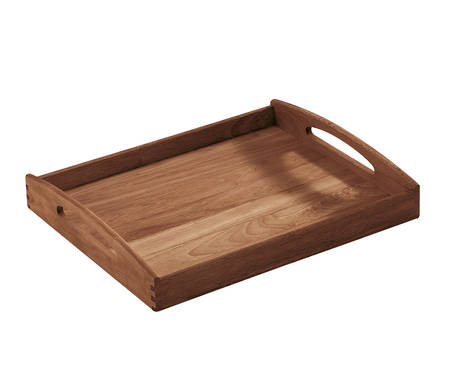 Handled Serving Tray Acacia