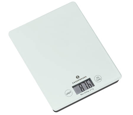 Digital Kitchen Scales Balance - White