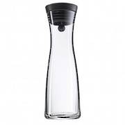 Water Carafe Stainless Steel w/Blk 1ltr