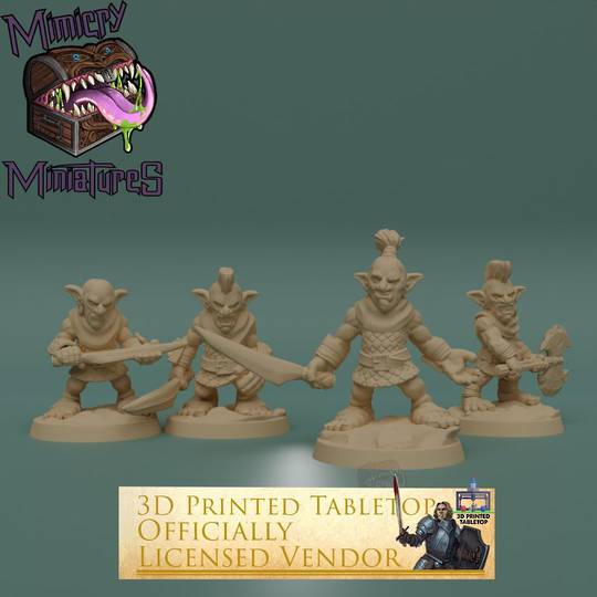 Goblins Group 1 - The Lost Adventures from 3D Printed Tabletop