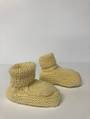 Gender neutral baby booties