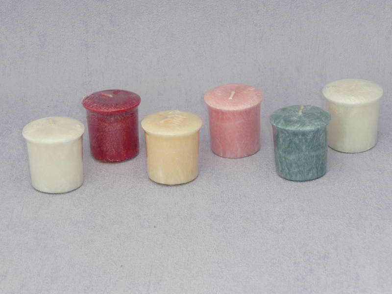 Cream, Vanilla Fragrance Votives Candles - votives