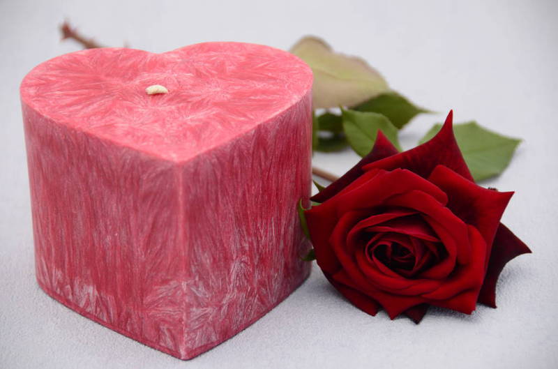 Romantic Pink large heart, Blush Fragrance