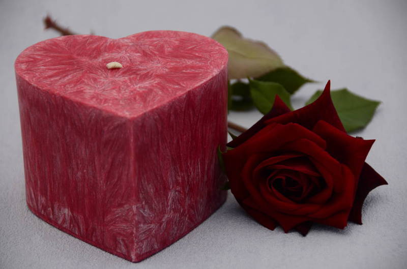 Romantic Red large heart Rose Fragrance