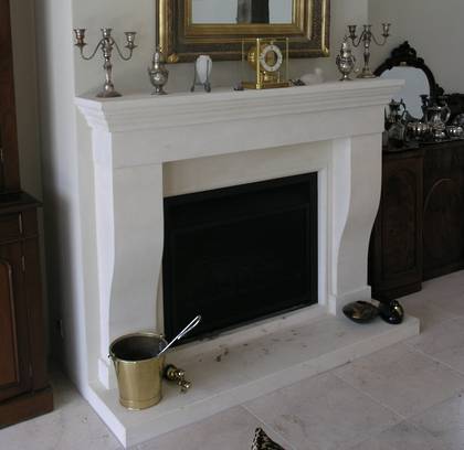 French inspired design hand carved in Oamaru Limestone