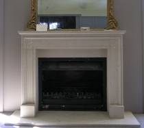 18th Century French style fireplace, hand carved in Hinuera Stone
