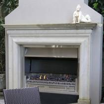 Bolection styled Loggia sized fire surround carved in Hinuera Stone