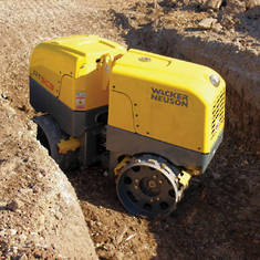 Remote Trench Roller
