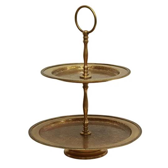 French Country - Carlo 2 Tier Cake Stand