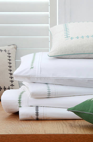MM Linen - French Bee Sheet Set - Duckegg