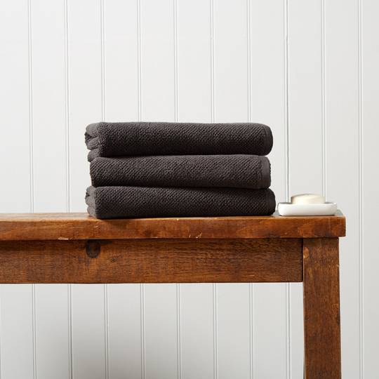 Seneca - Christy Brixton Towels, Hand Towels, Bath Mats - Liquorice