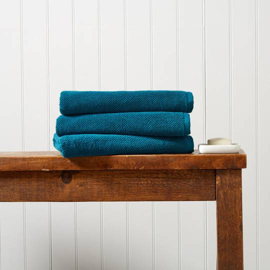 Seneca - Christy Brixton Towels, Hand Towels, Bath Mats - Peacock