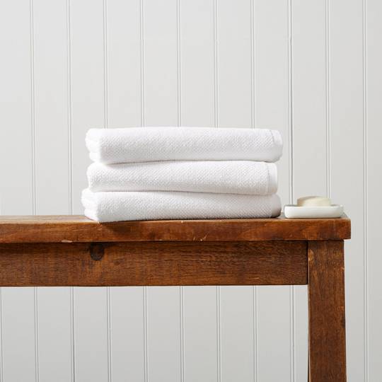 Seneca - Christy Brixton Towels, Hand Towels, Bath Mats - White
