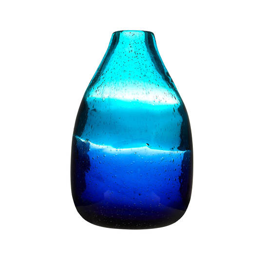 Importico - Voyage Maison Glass - Chandra Tall Vessel - Cobalt