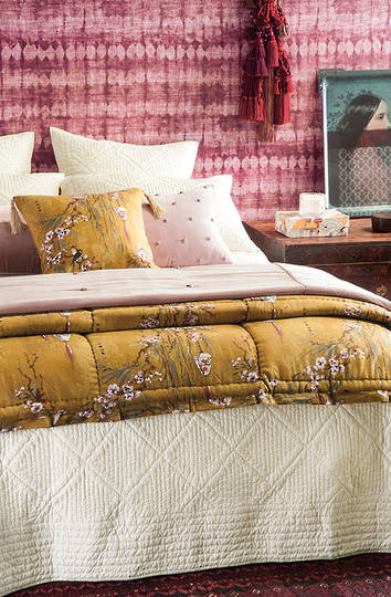 Bianca Lorenne - Hoshi Ivory Bedspread / Pillowcase / Eurocase - Sold Separately