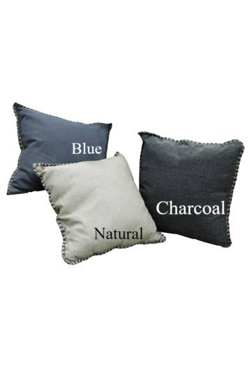 MM Linen - Kalo Outdoor Cushion -  Blue