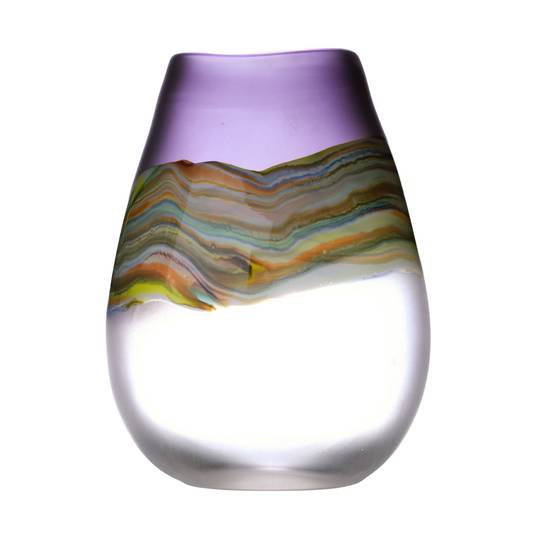 Importico - Voyage Maison Glass - Lucius Tall Vase - Amethyst