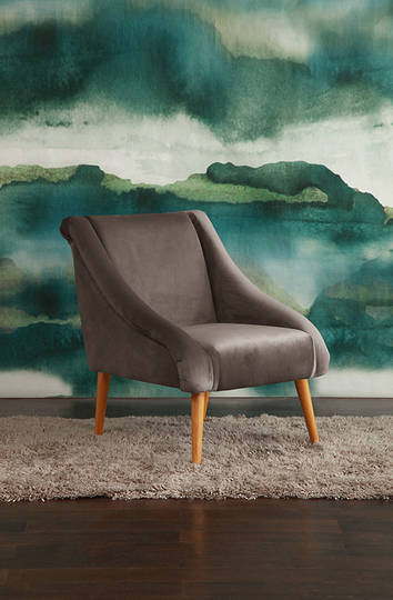 MM Linen - Mishka Armchair - Mushroom