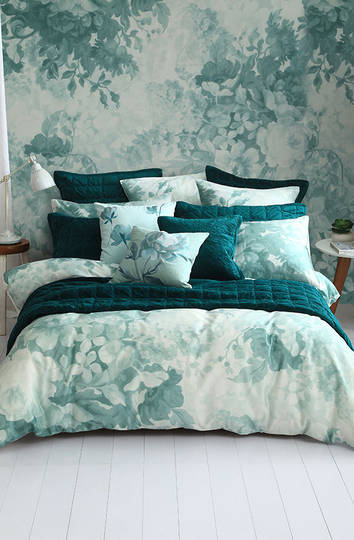MM Linen - Provence Duvet Cover Set - Duckegg - Queen