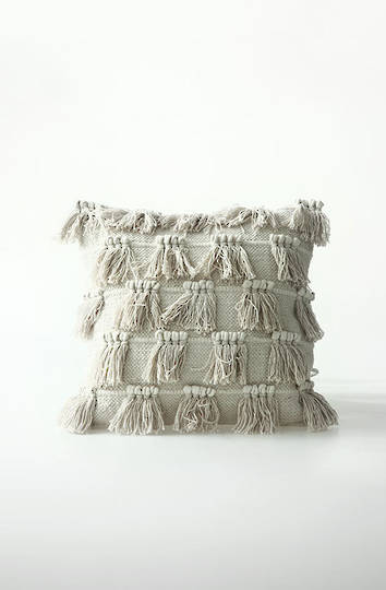 MM Linen - Fringe Cotton Cushion
