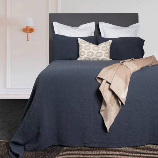 Seneca - Roma Bedspread, Comforter and Coverlet Sets - Navy